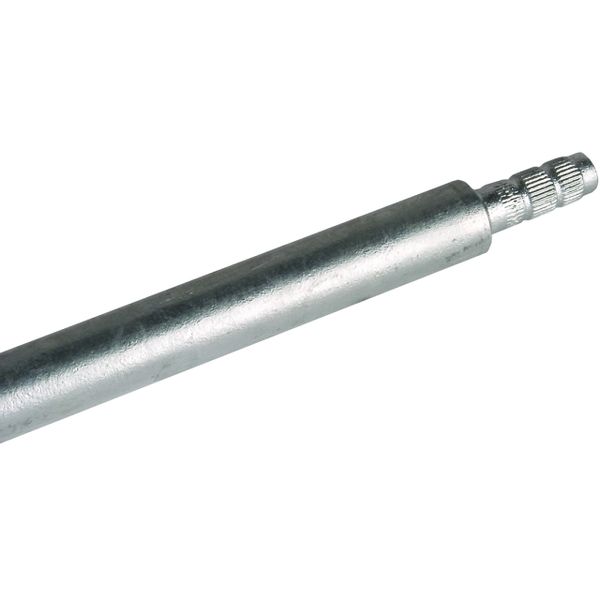 Earth rod D 20mm L 1500mm St/tZn Type Z with triple knurled pin image 1