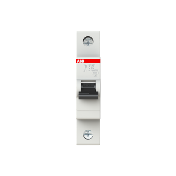 SH201-C50 Miniature Circuit Breaker - 1P - C - 50 A image 2