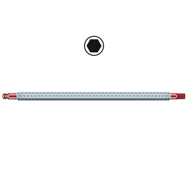 SYSTEM 6 combined ball end hex - hex reversible blade 6,0 image 1