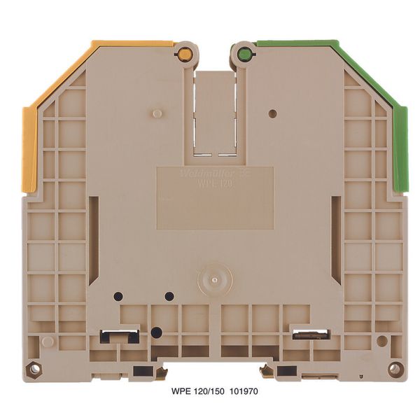 PE terminal, Screw connection, 120 mm², 1000 V, Number of connections: image 1