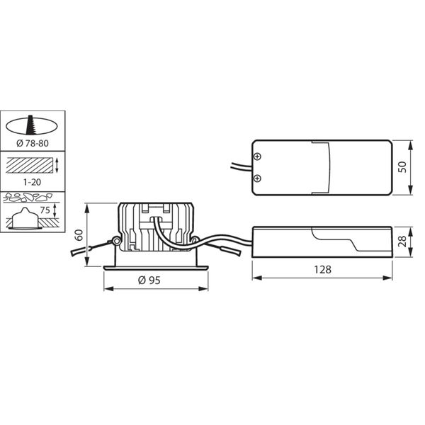 RS150B  LED12-WB-/840 D78 PSR PI6 WH image 2