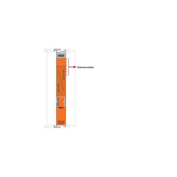 Distance Module 24 VDC/230 VAC light gray image 4