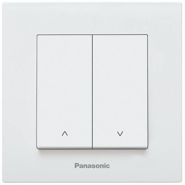 Karre Plus White (Quick Connection) Blind Control Switch image 1