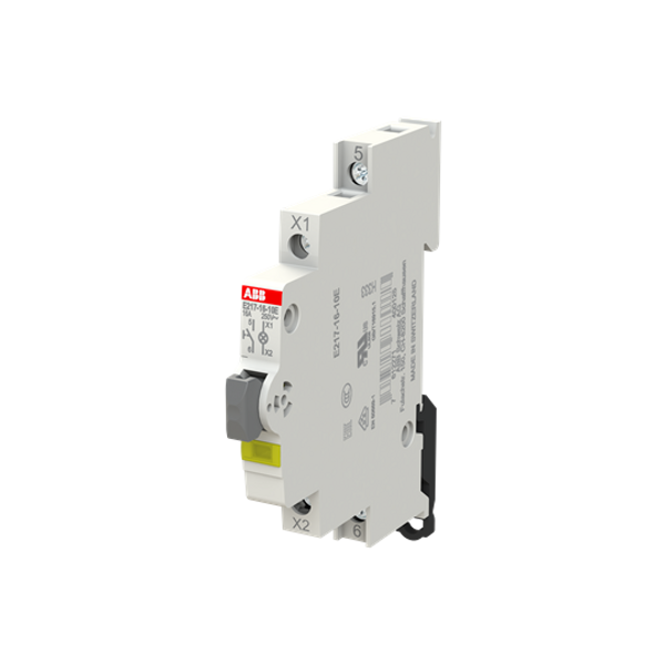 E217-16-10GLuminous Pushbutton,16 A,acc. to EN 250 V AC,1NO,0NC,0CO, El. Color:Grey,1LED,Blue, MW:0.5 image 4