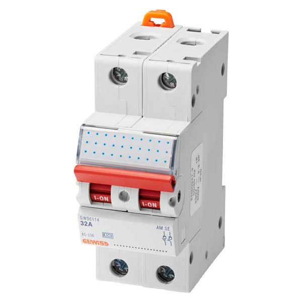 SWITCH DISCONNECTOR - 2P 100A 415V - 2 MODULES image 2