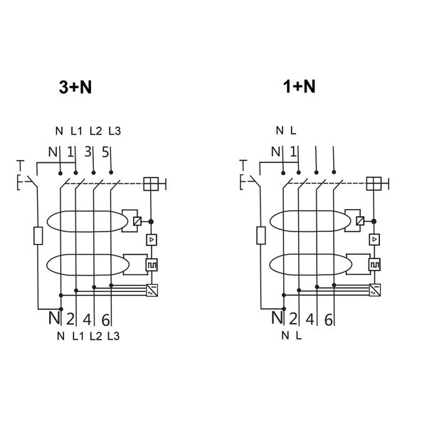 Residual Current Circuit Breaker 10kA, 63A, 4-pole, 300mA, F image 3