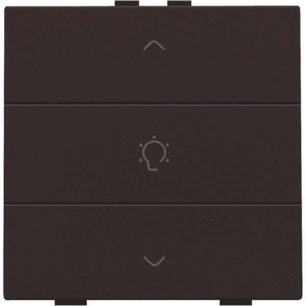 Single dimming control for Niko Home Control, dark brown coated image 2