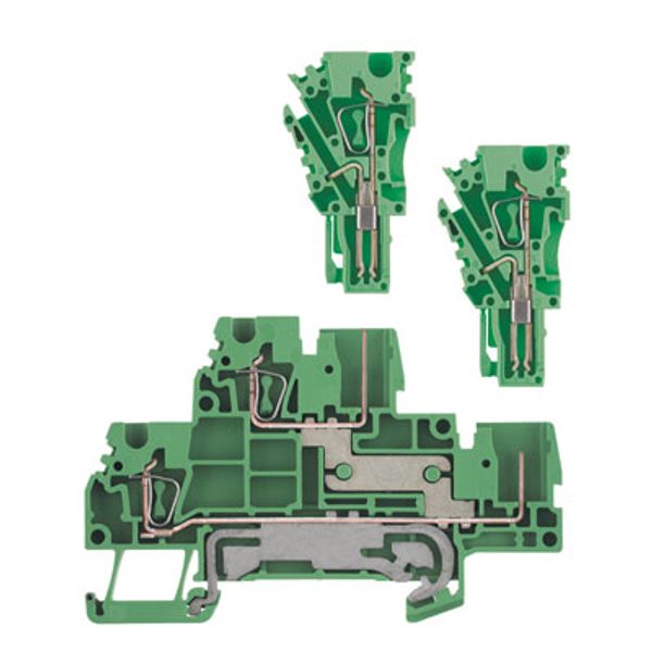 Multi-tier modular terminal, Tension-clamp connection, 2.5 mm², 500 V, image 1