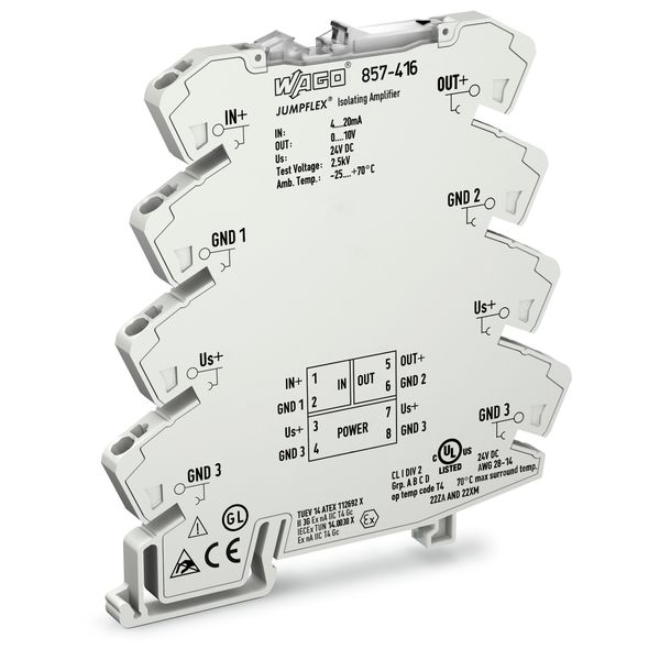 Isolation amplifier Current input signal Voltage output signal image 1