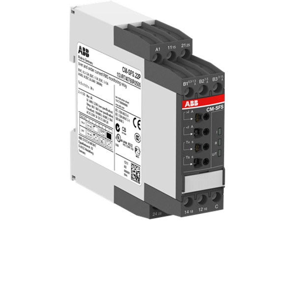 CM-SFS.21P Current monitoring relay 2c/o, B-C=3mA-1A RMS, 24-240VAC/DC image 4