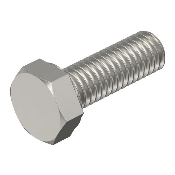 HHS M10x30 A4  Screw with hexagonal head, M10x30mm, Stainless steel, A4, without surface. modifications, additionally treated image 1