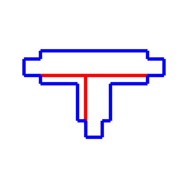 SPS 2 connector T right, white  SPECTRUM image 4