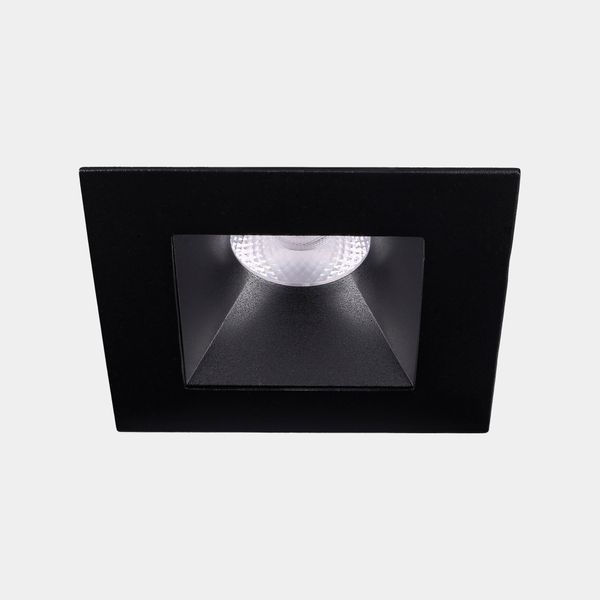 Downlight Play Deco Symmetrical Square Fixed 11.9W LED neutral-white 4000K CRI 90 34.4º ON-OFF Black/Black IP54 1360lm image 1