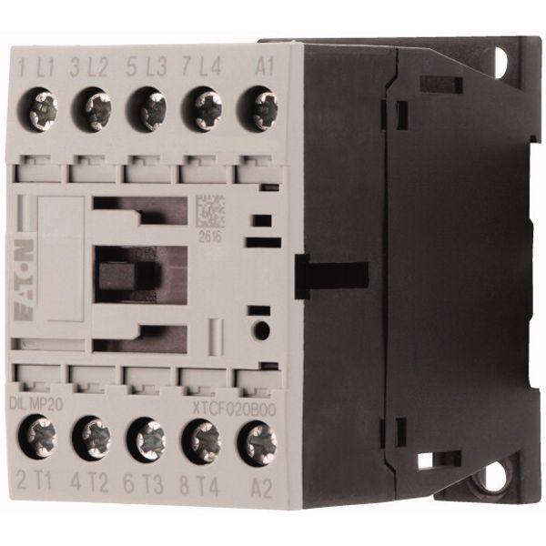 Contactor, 4 pole, 22 A, 12 V DC, DC operation image 3