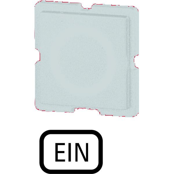 Button plate, white, ON image 5