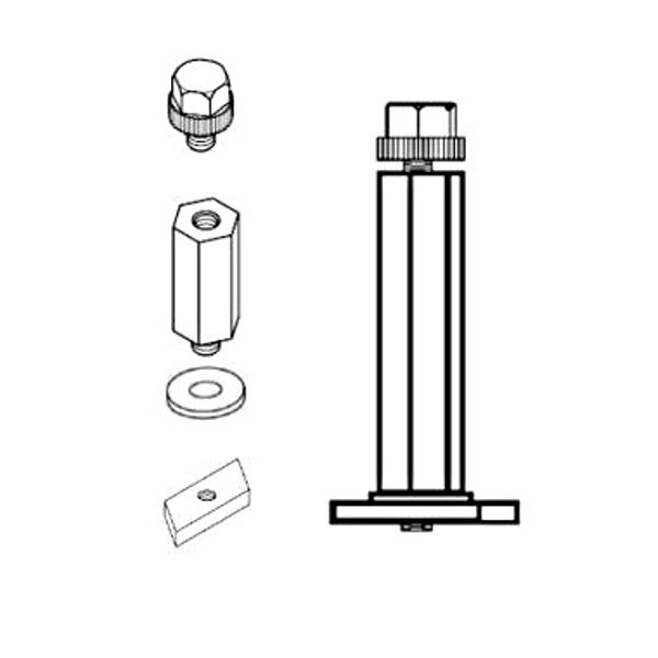 Additional plastic front plate fixing f. IL061- size 4 od 5 image 1