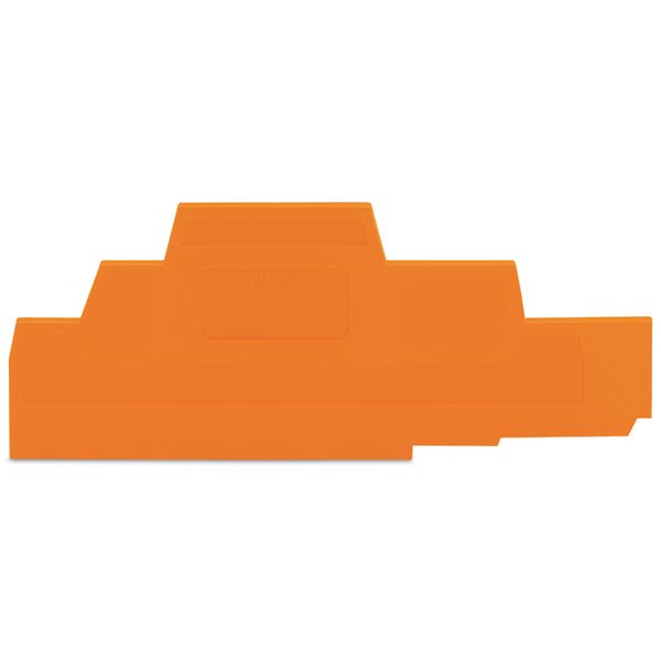 End and intermediate plate 2.5 mm thick orange image 2