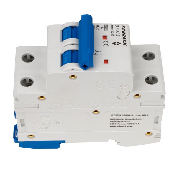 Miniature Circuit Breaker (MCB) AMPARO 10kA, B 40A, 2-pole image 7