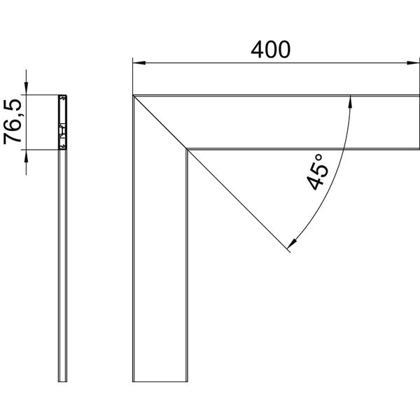 GK-OTGFLGR Cover flat angle, smooth image 2