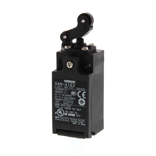 Safety Limit switch, D4N, M20 (1 conduit), 1NC/1NO (MBB contact/slow-a image 3