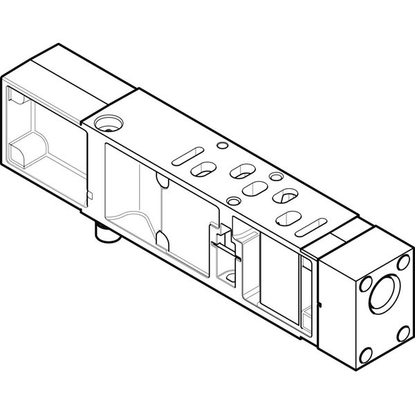 VABF-S4-1-P1A14-N14 Vertical pressure supply plate image 1