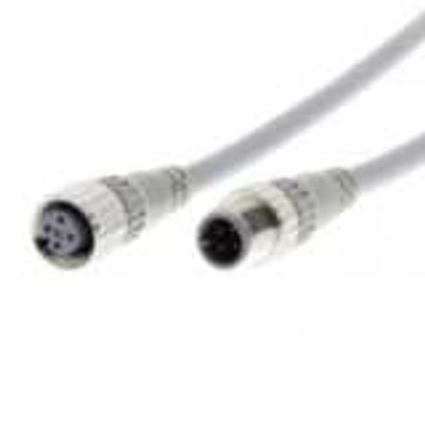 Cable with connectors on both cable ends, M12 straight socket (female) XS2W0434B image 1