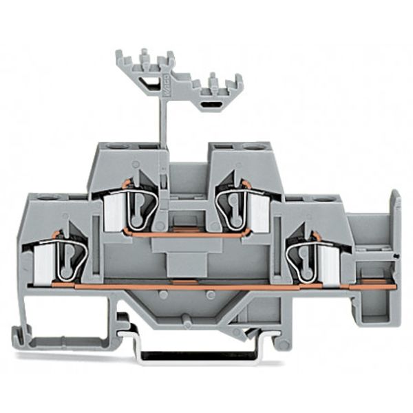 Double-deck terminal block Through/through terminal block with additio image 2