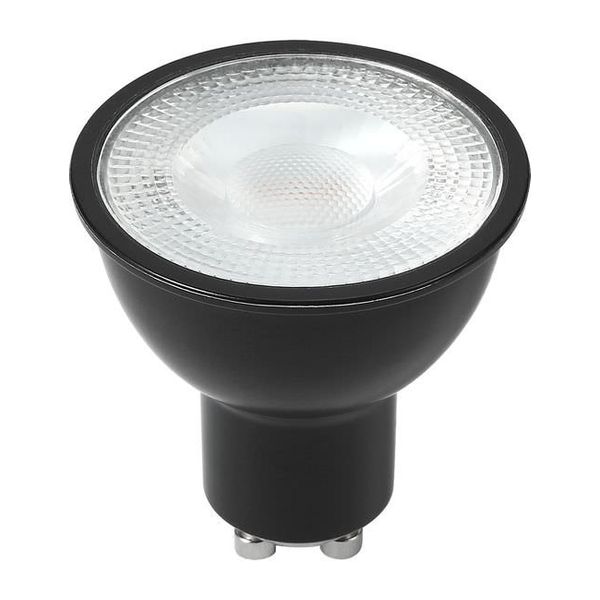 LED GU10 MR16 53.5x50 230V 430Lm 5W 827 35° AC Black Dim image 2