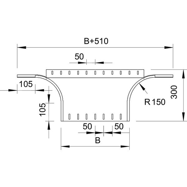 RAA 150 FS Add-on tee round version 110x500 image 2