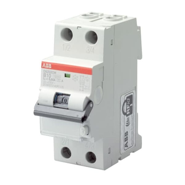 Residual current breaker RCBO DS200 RANGE 10kA, 2P, A, curve C,  6A, 3 image 1