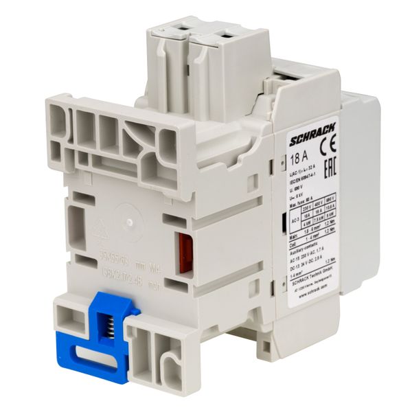 Contactor 3-pole, CUBICO Classic, 7,5kW, 18A, 1NO+1NC, 24VAC image 7