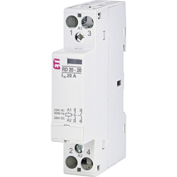 Modular contactor, RD 20-20-230V AC/DC image 1