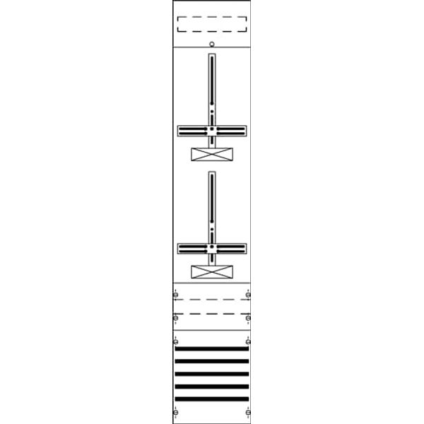 FD19XM4 Meter panel , 1350 mm x 250 mm (HxW), Rows: 0 image 17