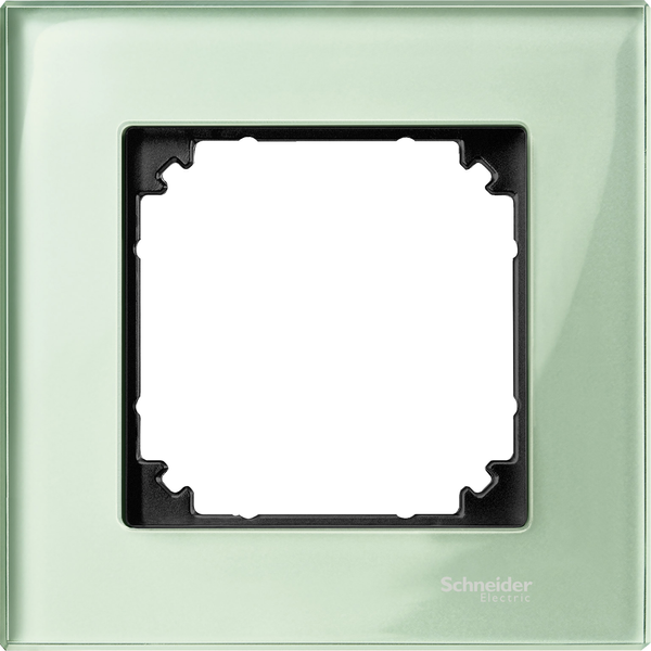 Real glass frame, 1-gang, Emerald green, M-Elegance image 4
