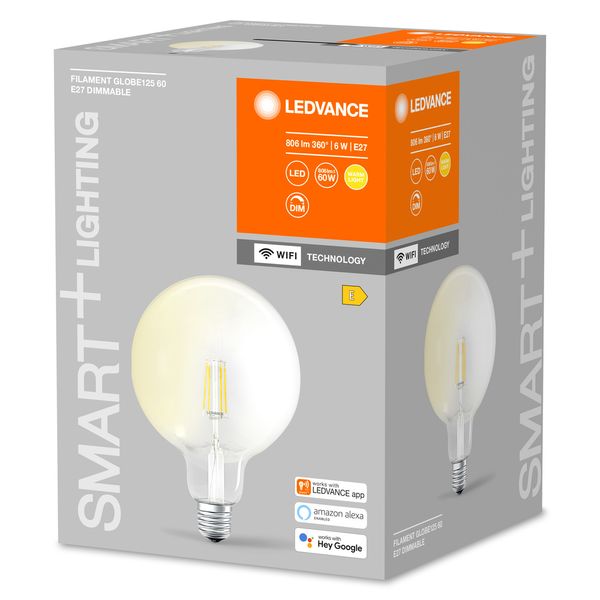 SMART+ WiFi Filament Globe Dimmable 60 5,5W E27 image 9