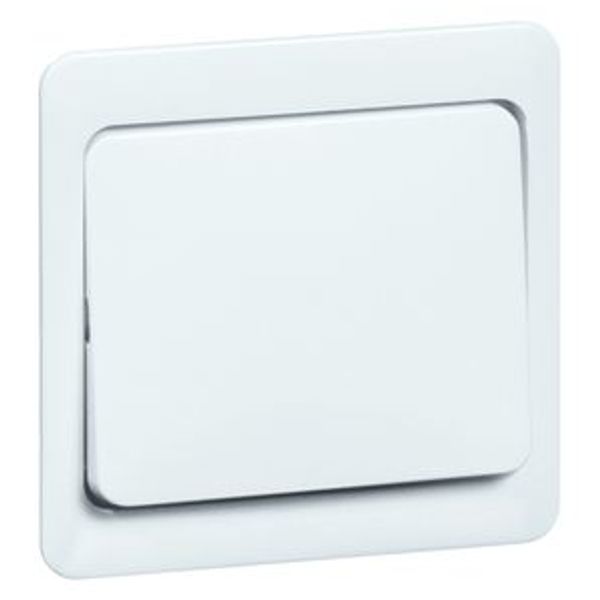 Cover plate for switch/push button white D 80.640.02 image 1