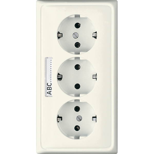 3 gang Schuko socket CD523NA image 4