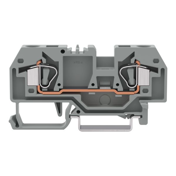 2-conductor through terminal block 6 mm² center marking orange image 5