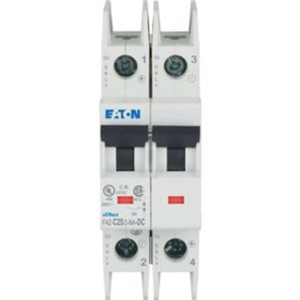 Miniature circuit breaker (MCB), 25 A, 2p, characteristic: C, DC image 5