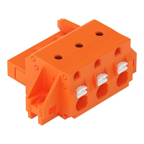 2231-703/031-000 1-conductor female connector; push-button; Push-in CAGE CLAMP® image 1