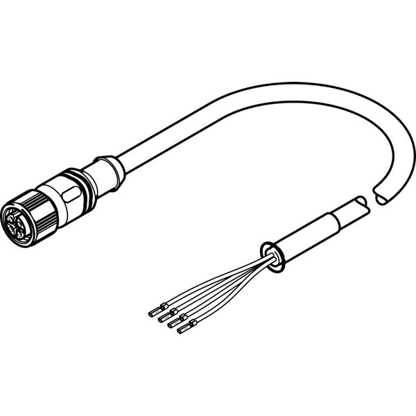 NEBM-M12G4-RS-15-N-LE4 Motor cable image 1