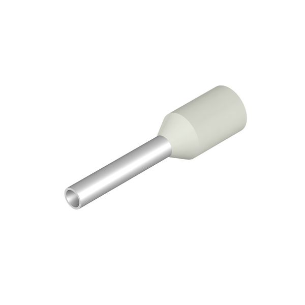 Wire end ferrule, Standard, 0.75 mm², Stripping length: 10 mm, white image 1