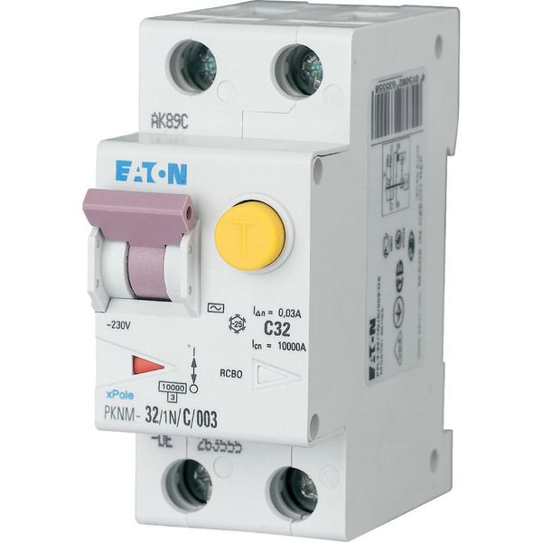 RCD/MCB combination, 32 A, 300 mA, MCB trip characteristic: B, 1p+N, RCD trip characteristic: A image 13