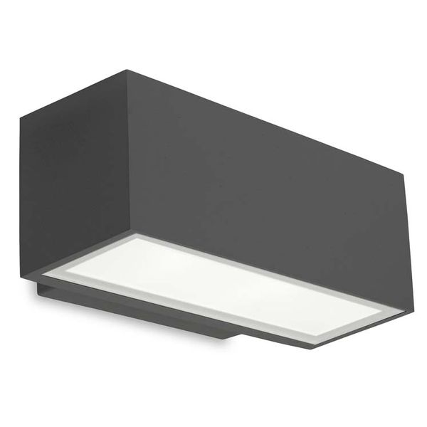 Wall fixture IP65 Afrodita LED 220mm Single Emission LED 11.5W LED neutral-white 4000K ON-OFF Urban grey 1004lm image 1
