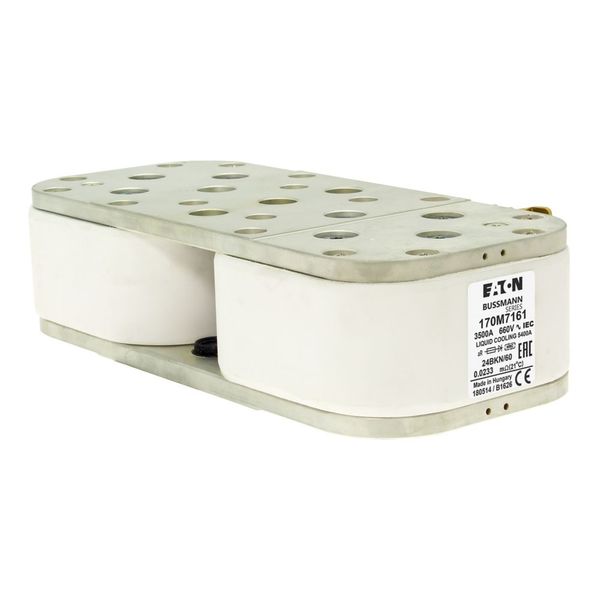 Fuse-link, high speed, 3500 A, AC 690 V, 2 x size 4, 105 x 230 x 60 mm, aR, IEC, single indicator image 7