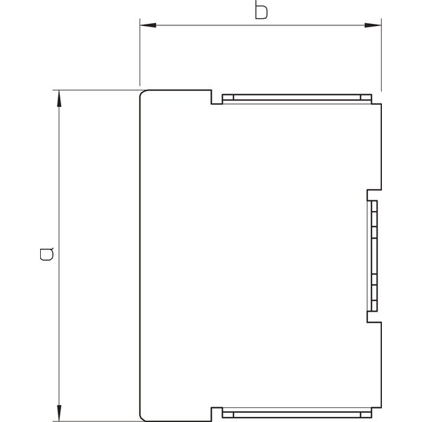 LKM E80080RW End piece  80x80mm image 2