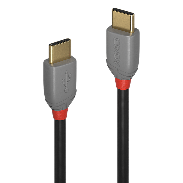 0.5m USB 2.0  Type C Cable, Anthra Line USB Type C Male to Male image 1