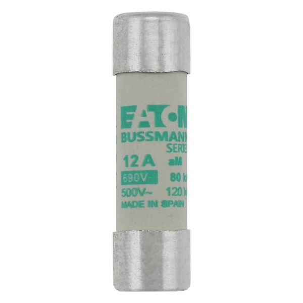 Fuse-link, LV, 12 A, AC 690 V, 14 x 51 mm, aM, IEC image 4