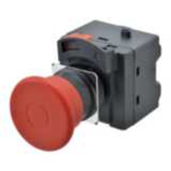 Emergency stop switch, Push-In, non-illuminated, 40 mm dia, push-lock/ image 1