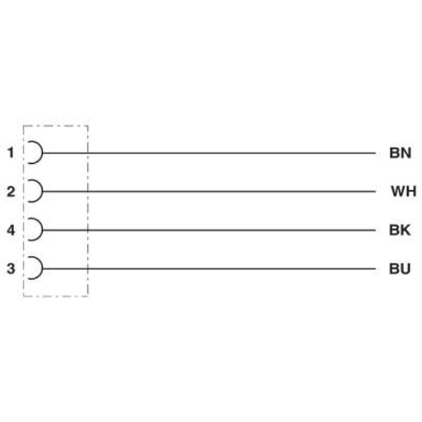 SAC-4P- 3,5-731/M 8FS SS - Sensor/actuator cable image 1